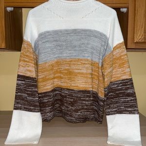 COLOR BLOCK SWEATER